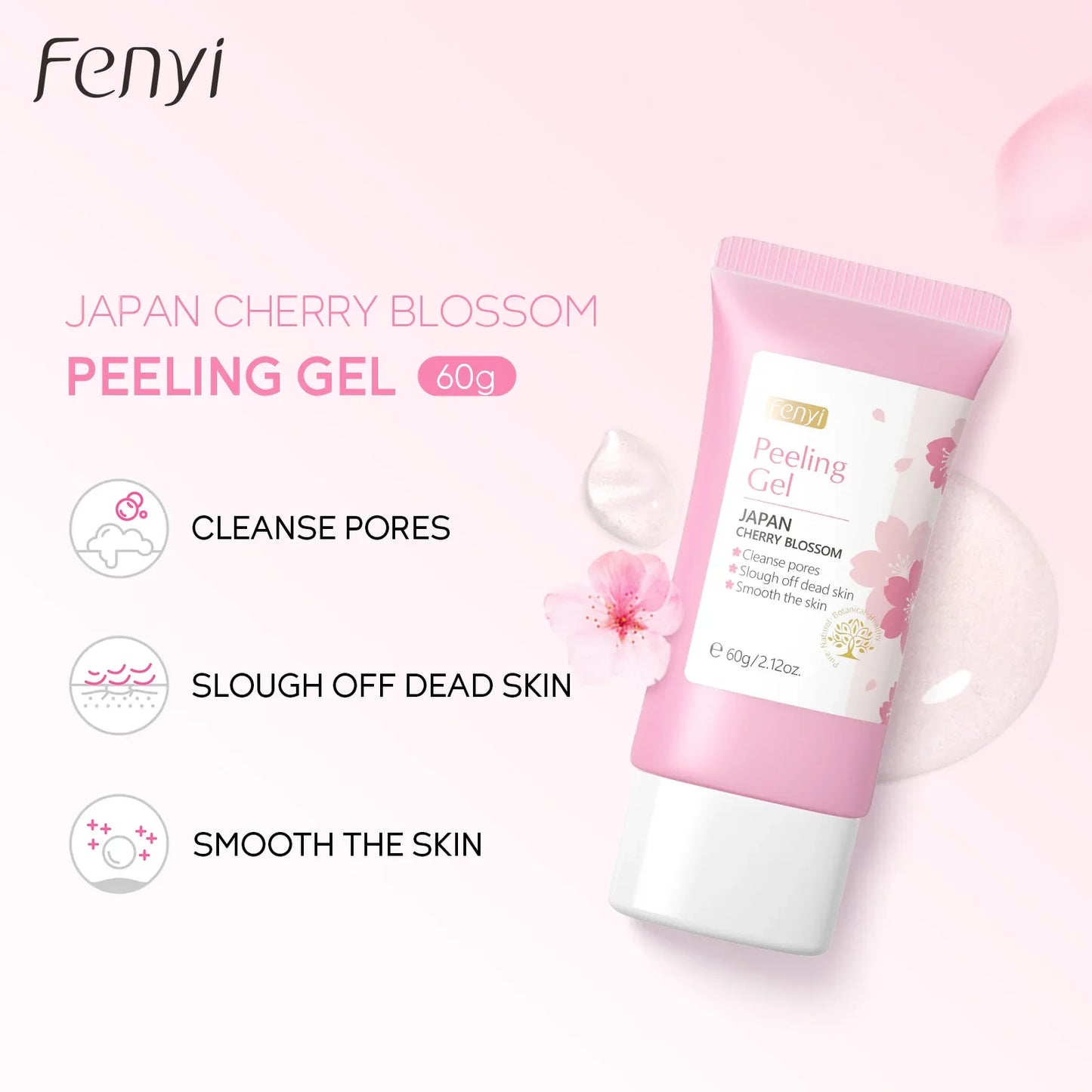 Gel Exfoliant Sakura Nettoyage en Profondeur