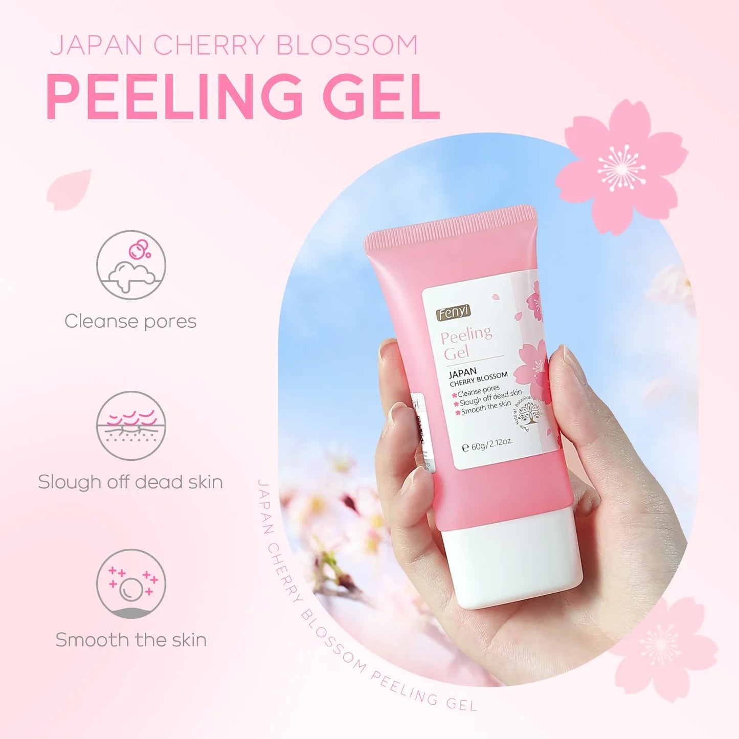 Gel Exfoliant Sakura Nettoyage en Profondeur